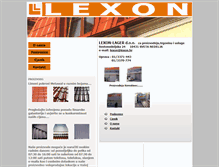 Tablet Screenshot of lexon.hr